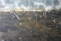 Unburied dead II - memorial landscape by Berman, Kim